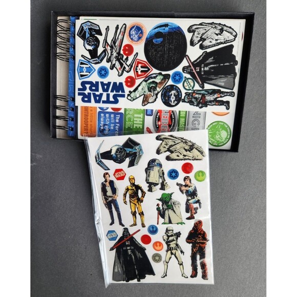 Star Wars Childrens Activity Darth Vader Coloring Book Sticker Book Lot - Picture 15 of 16